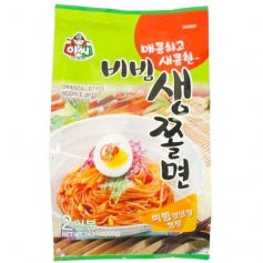 아씨 비빔 즉석 생쫄면 420g ASS Spicy Cold Chewy Noodles 420g