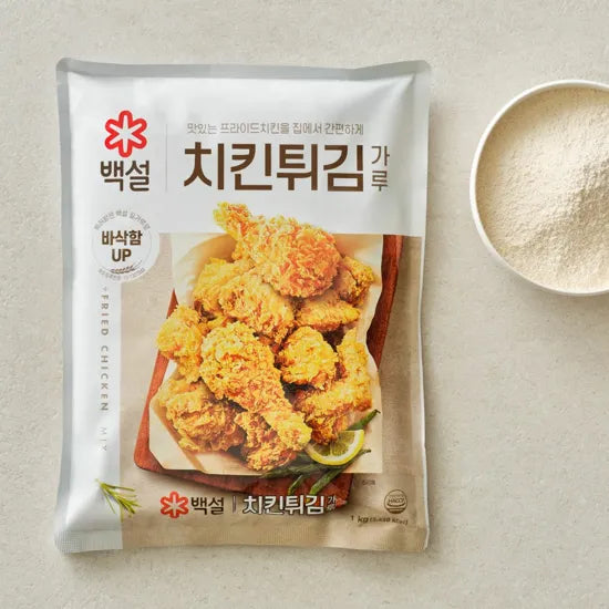 CJ 백설 치킨 튀김가루 1kg CJ Frying Mix(for Chicken) 1kg