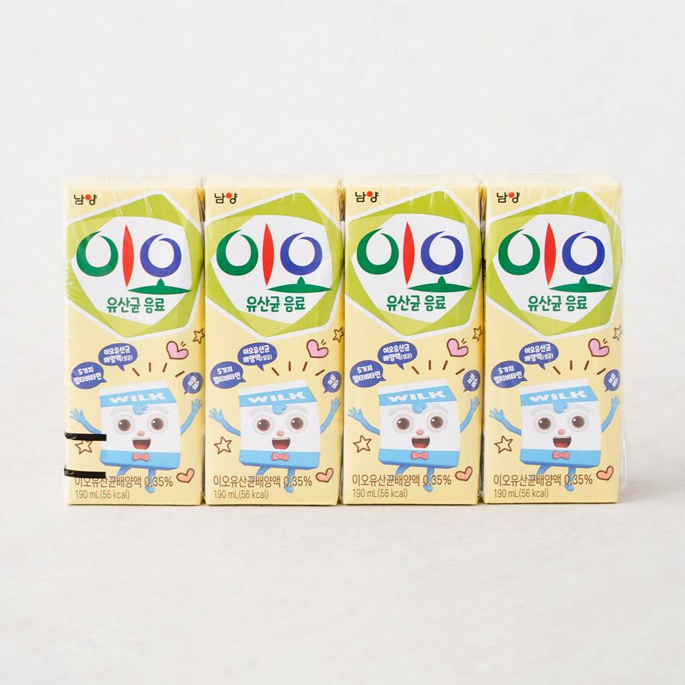 남양 이오 유산균 음료 190ml*4 NY E-O Lactic Acid Bacteria Drink 190ml*4