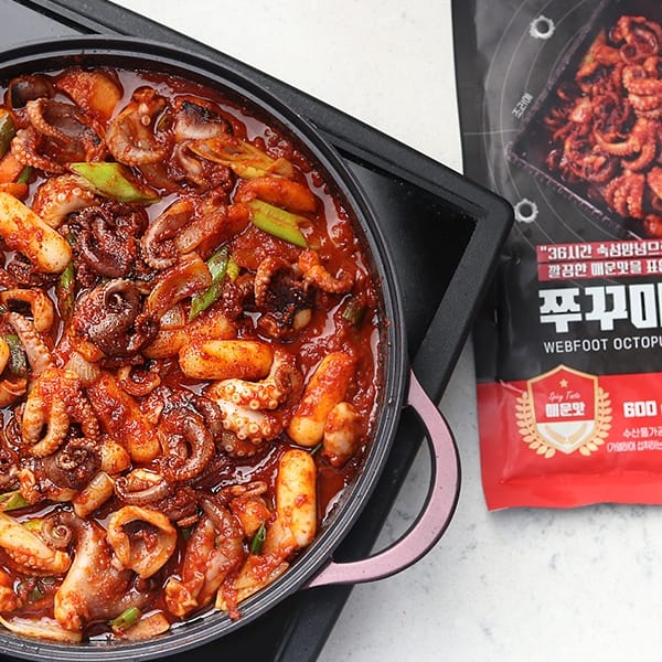 빌카 쭈꾸미 사령부 [매운맛] 350g Villca Stir-fried Baby Octopus [Spicy] 350g*20