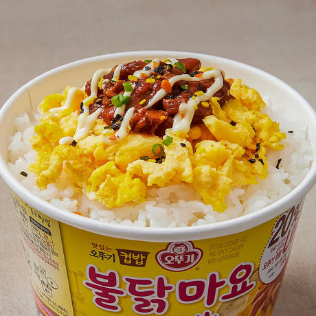 오뚜기 맛있는 불닭 마요 덮밥 [컵밥] 277g OTG Cooked Rice Spicy Chicken Mayo [Cup] 277g