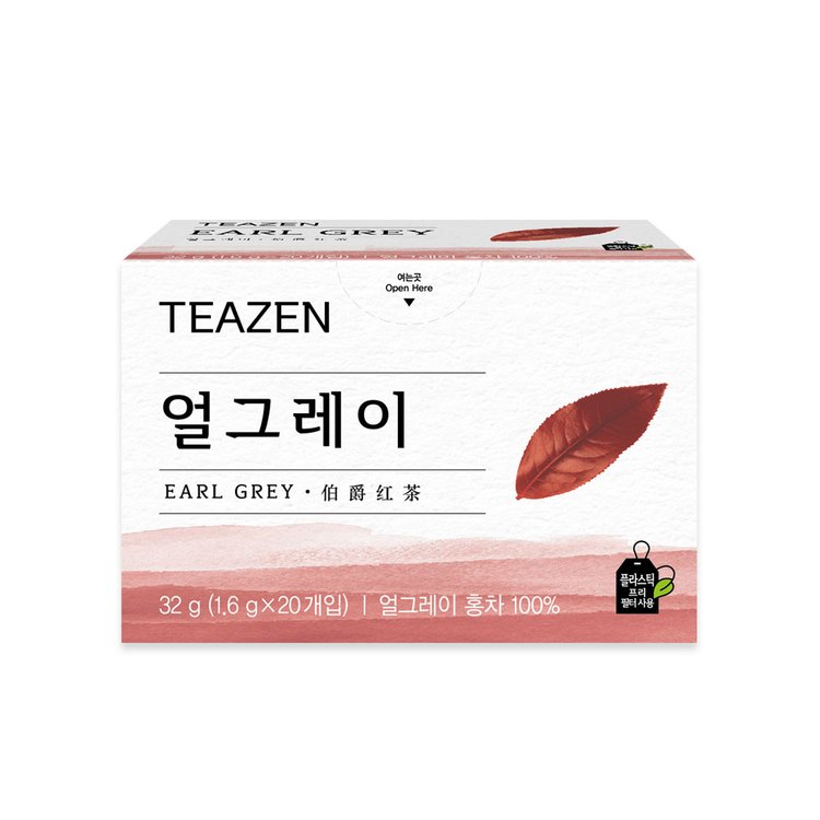 티젠 얼그레이차 1.6g*20 Teazen Earlgrey Tea 1.6g*20