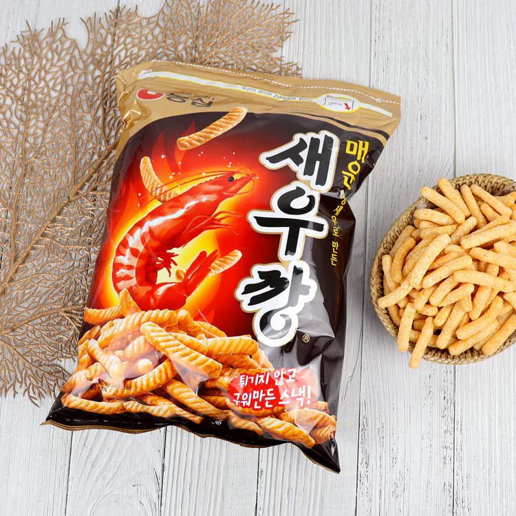 농심 Big 매운 새우깡 400g NS Big Shrimp Cracker Hot 400g
