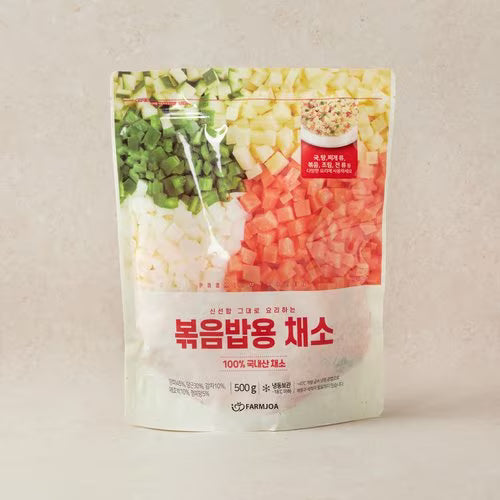 팜조아 볶음밥용 채소 [국내산] 500g FJA Korean Fried Rice Vegetables 500g