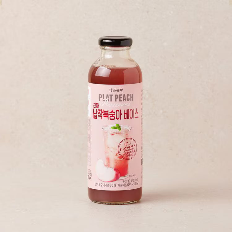 다농원 진짜 납작 복숭아 베이스 600g DNW Peach Tea Base 600g