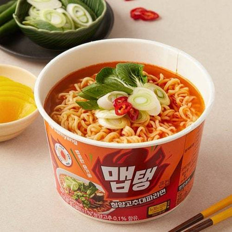 [컵라면] 삼양 맵탱 청양고추 대파라면 [용기] 110g SY Hot Pepper Green Onion Noodles [Bowl] 110g