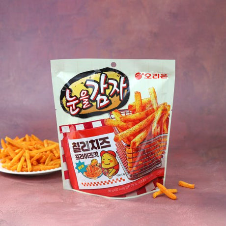 오리온 눈을감자 [칠리치즈 프라이즈] 96g ORO Close Your Eyes Chili Cheese Fries Flavor 96g