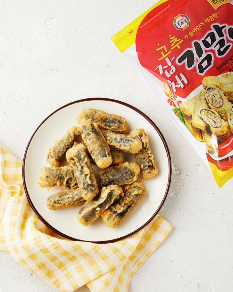 수라상 고추잡채 김말이 500g SRS Green Pepper Seaweed Roll 500g