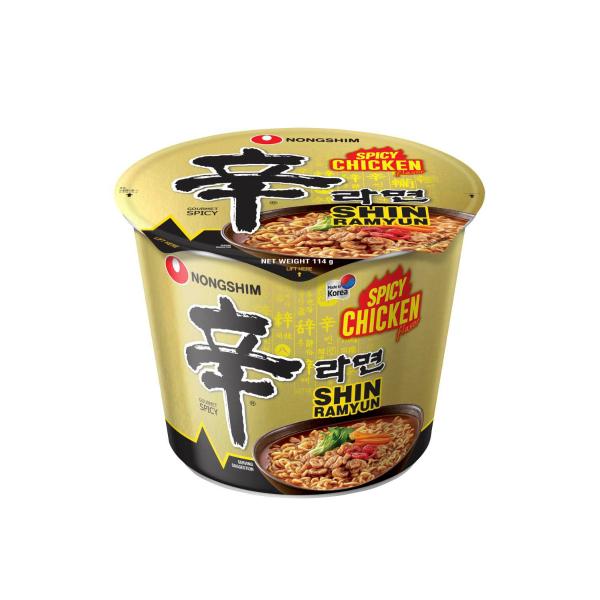 농심 신라면 치킨 큰사발 114g Nongshim Shin Ramyun Chicken(Big Bow)114g