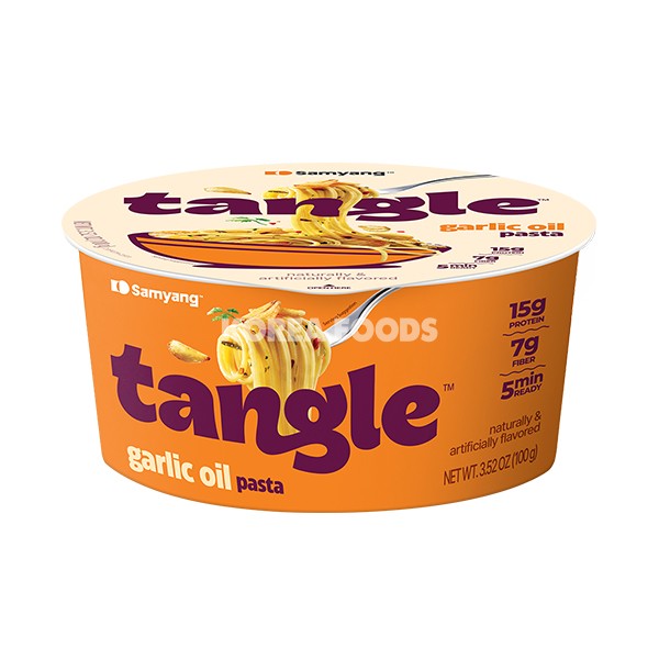 삼양 탱글파스타 큰컵(갈릭오일) 100g SY Tangle Pasta Big Bowl(Garlic Oil) 100g