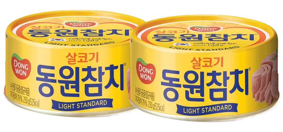 [1+1] 동원 참치 스탠다드 250g*2 DW Canned Tuna 250g*2