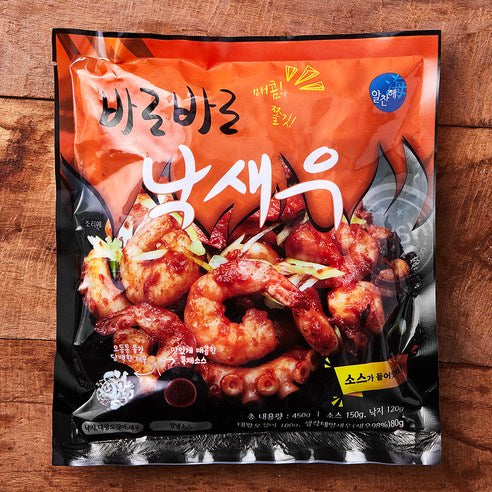 알찬해 바로바로 낙새우 볶음 450g ACH Stir-fried Baby Octopus & Shrimp 450g