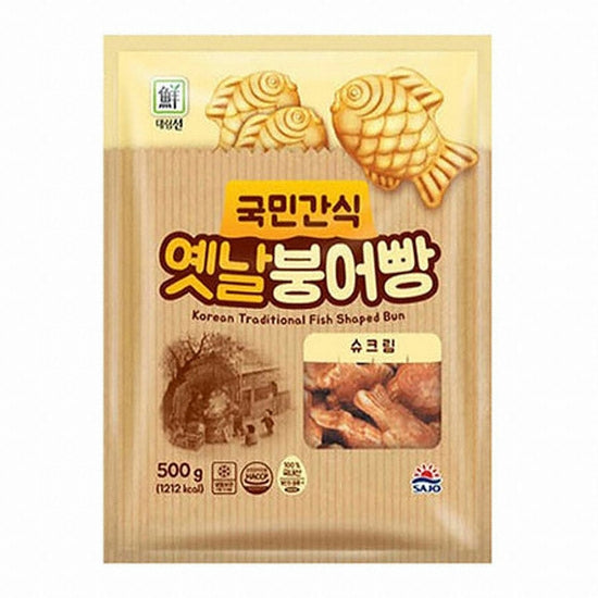 대림 옛날 붕어빵 [커스타드] 400g DLM Fish Shaped Bun [Custard] 400g