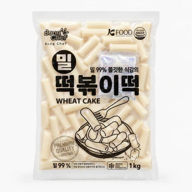 한양 밀 떡볶이 떡 1kg HY Wheat Tteokbokki Cake 1kg