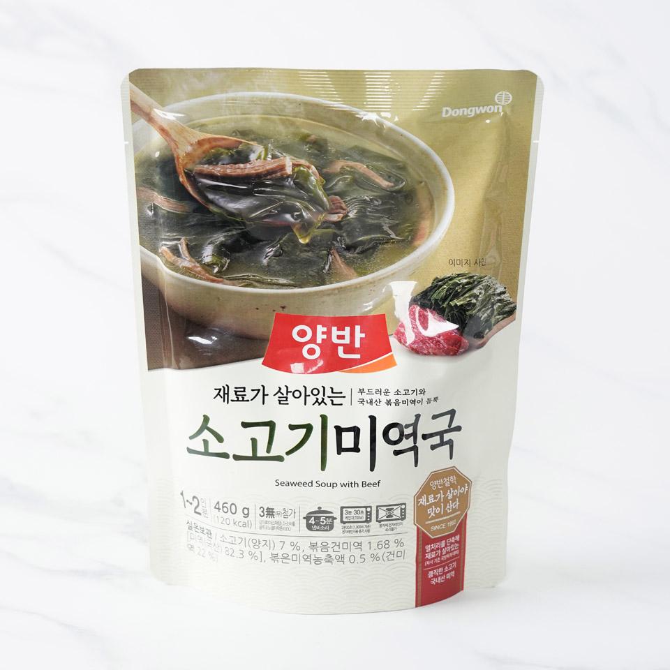 동원 양반 소고기 미역국 460g DW Beef & Seaweed Soup 460g