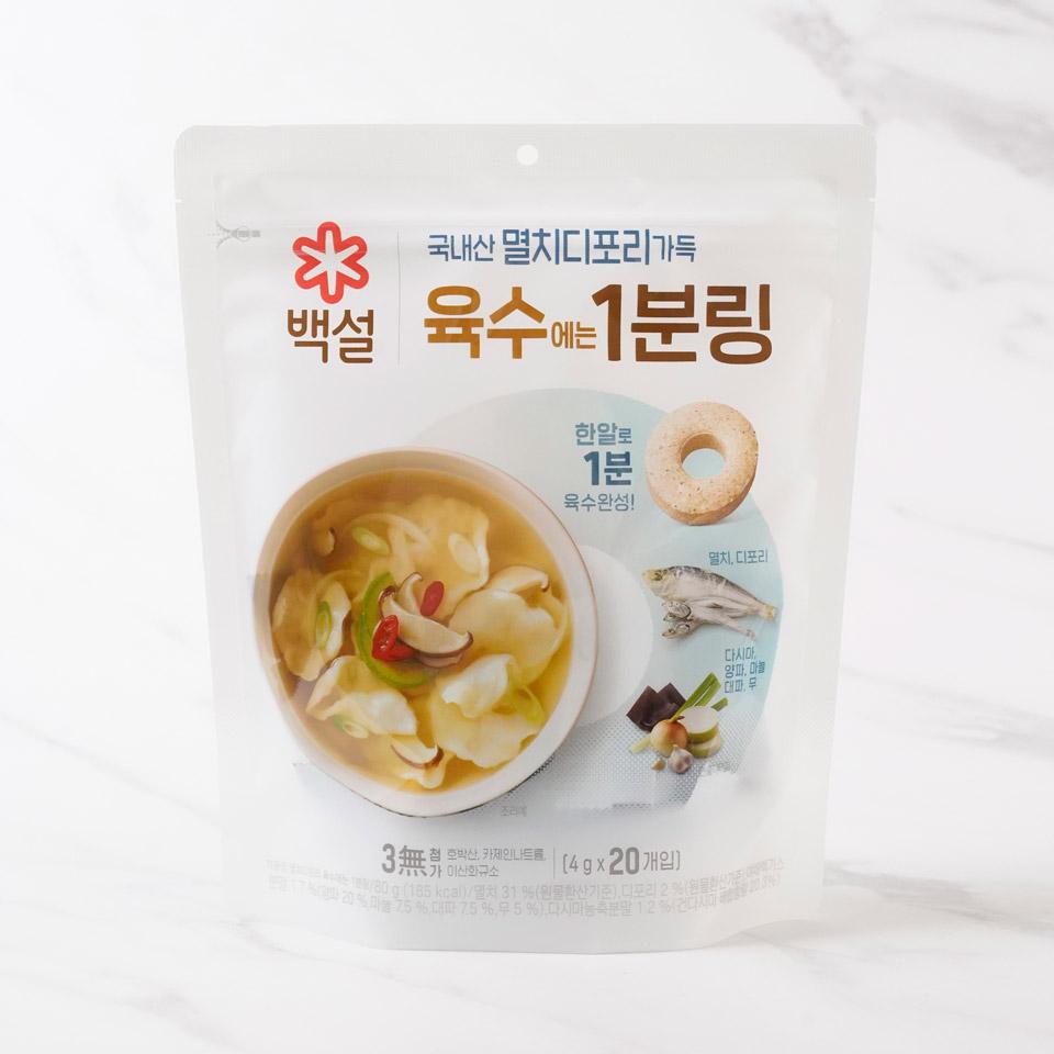 CJ 다시다 1분링 멸치 40g CJ Dasida Broth Ring Anchovy 40g