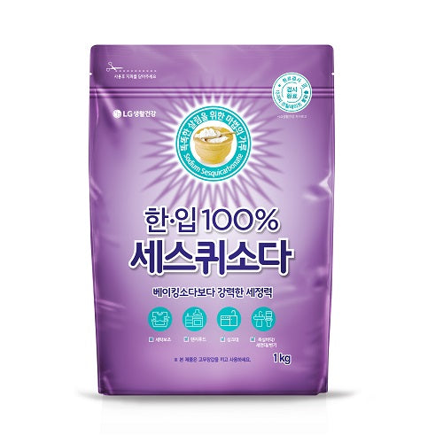 LG 한입100% 세스퀴소다 1kg LG 100% Sodium Sesquicarbonate 1kg