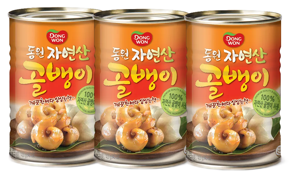 [묶음세일] 동원 자연산 골뱅이 400g*3 Dongwon Natural whelk 400g*3