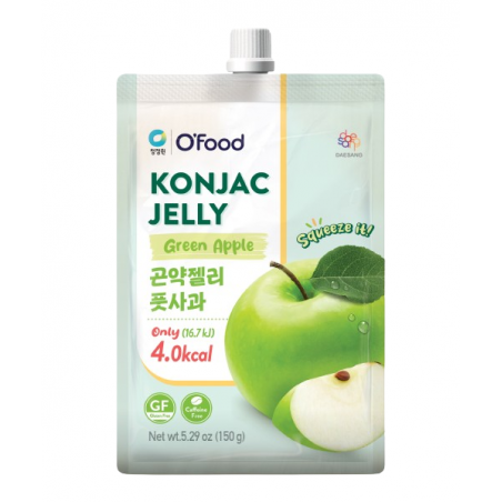 청정원 곤약젤리 [풋사과] 150ml*10 CJW Konjac Jelly [Apple] 150ml*10