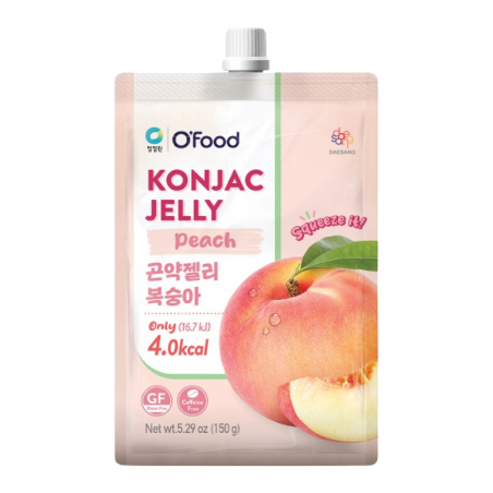 청정원 곤약젤리 [복숭아] 150ml*10 CJW Konjac Jelly [Peach] 150ml*10