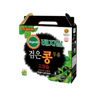 정식품 베지밀 검은콩 고칼슘 190ml*16 Vegemil Black Soy Milk – High Calcium 190 ml*16