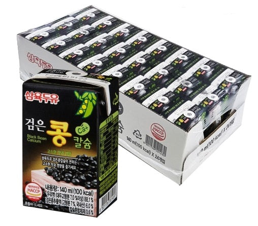 삼육 검은콩 칼슘 두유 190ml*24 SY Black Bean Calcium Soy Milk 190ml*24