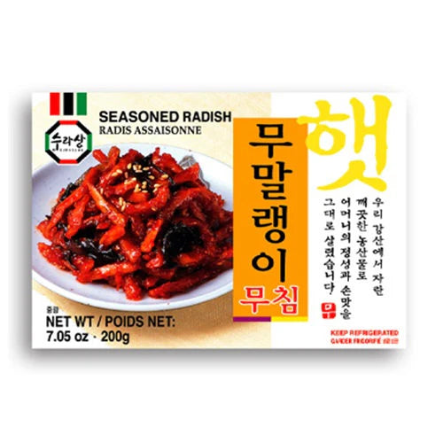 수라상 햇 무말랭이 무침 200g SRS Dried Radish 200g