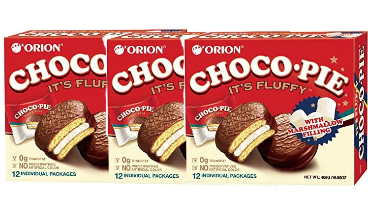 [묶음세일] 오리온 초코파이 [12봉] 468g*3 ORI Choco Pie 468g*3