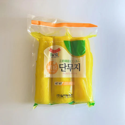 [유통기한 12/15] 일가집 비타 단무지 3개입 1kg IGJ Pickled Radish For Sushi 3 Pack 1kg