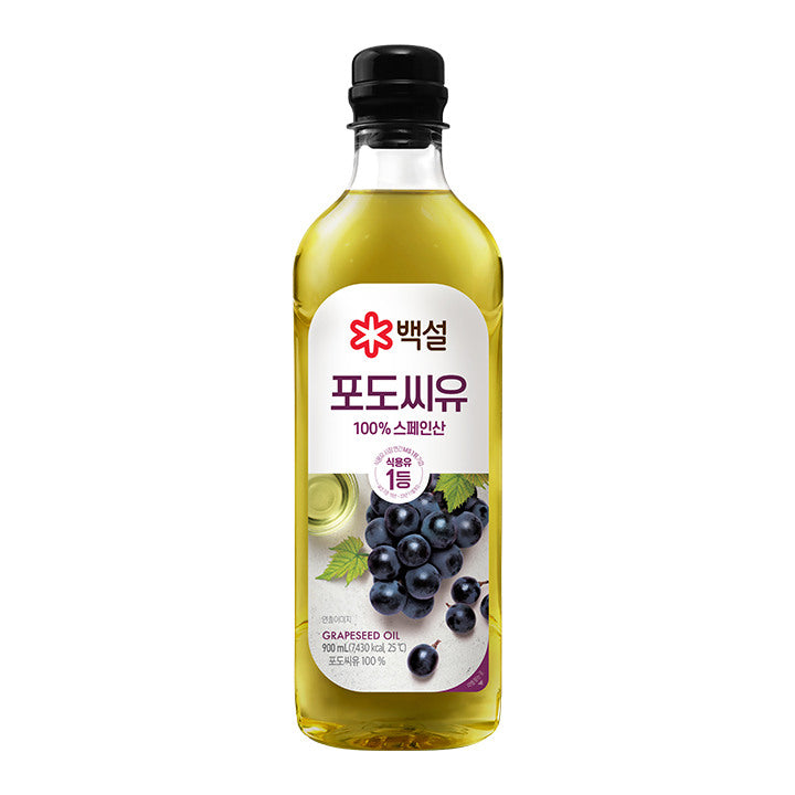 CJ 백설 포도씨유 900ml CJ Beksul Grapeseed Oil 900ml