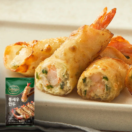 CJ 비비고 통 새우 만두 200g CJ Bibigo Whole Shrimp Mandu 200g