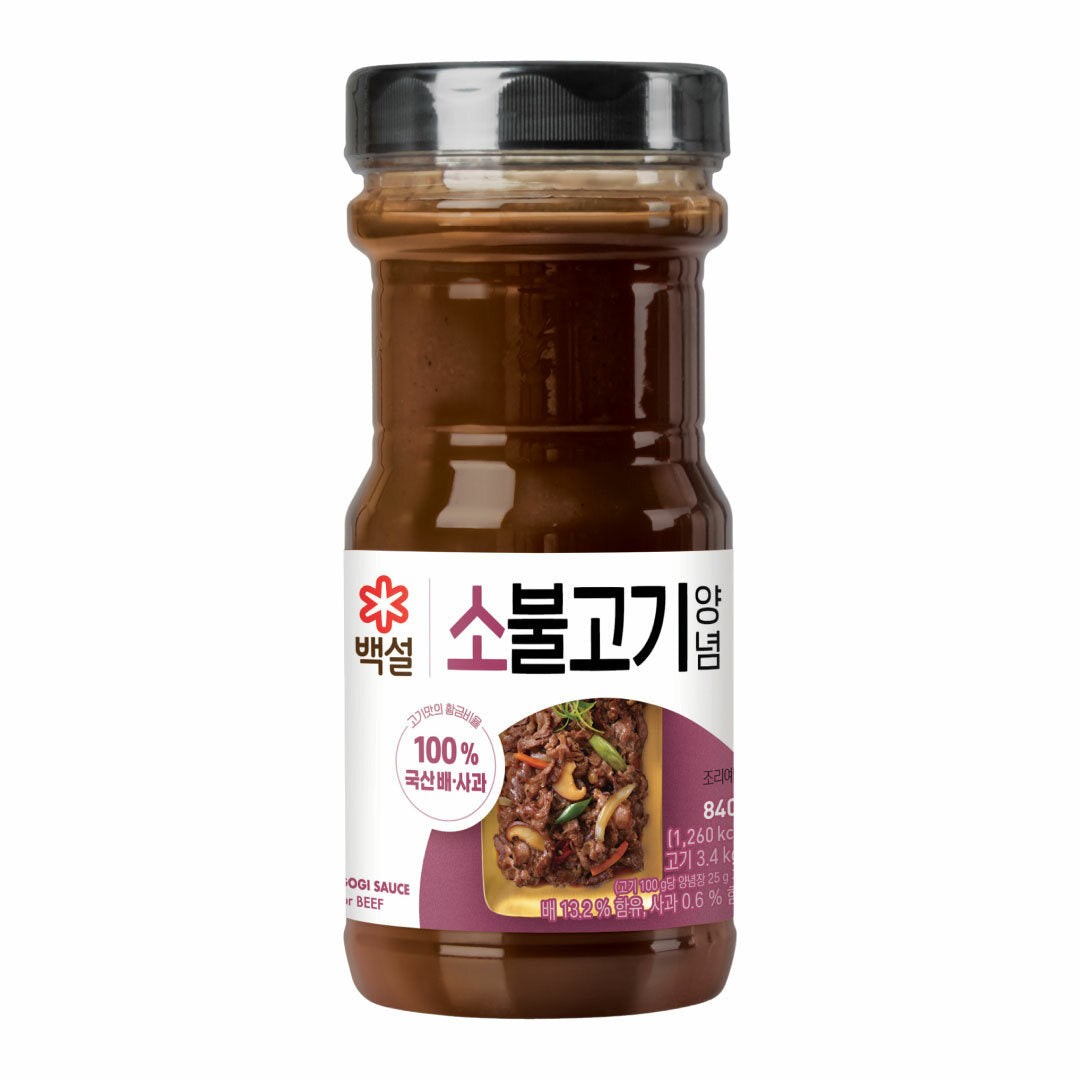 CJ 백설 소불고기 양념 840g CJ Beksul Beef Bulgogi Marinade 840g
