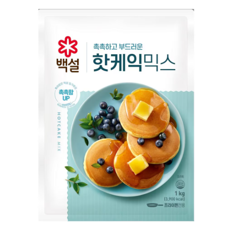 CJ 백설 핫케익 믹스 1kg CJ Beksul Hot Cake Mix 1kg