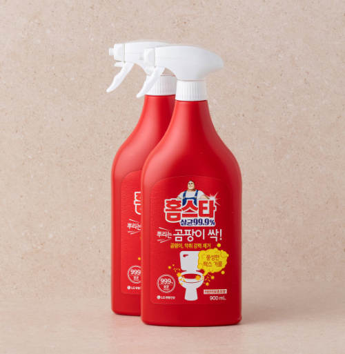 LG생활건강 홈스타 뿌리는 곰팡이싹 900ml LG Homestar Mould Remover Spray 900ml