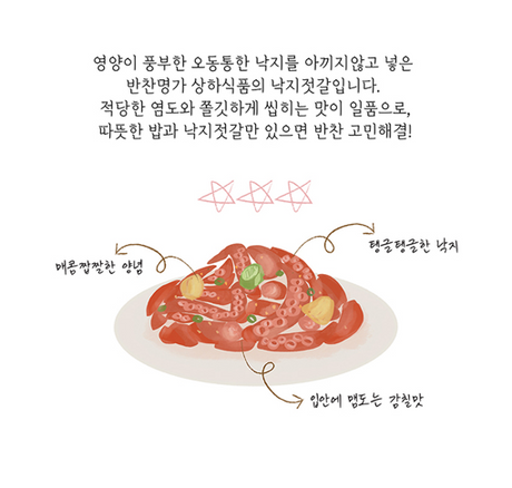 알찬 싱싱 낙지젓 200g (슬리브) AC SS Seasoned Pollack Roe 200g