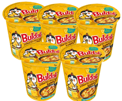 [묶음세일] 삼양 치즈불닭볶음면 소컵 70g*5 Samyang Cheese Spicy Chicken Noodle 70g*5