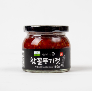 칠갑 시간의 진심 참꼴뚜기젓 160g Chilkab Seasoned Beka Squid 160g