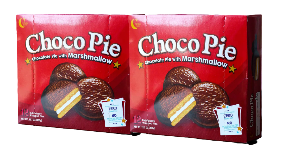 [1+1] 크라운 초코파이 12개입 360g*2 Crown Choco Pie 12P 360g*2
