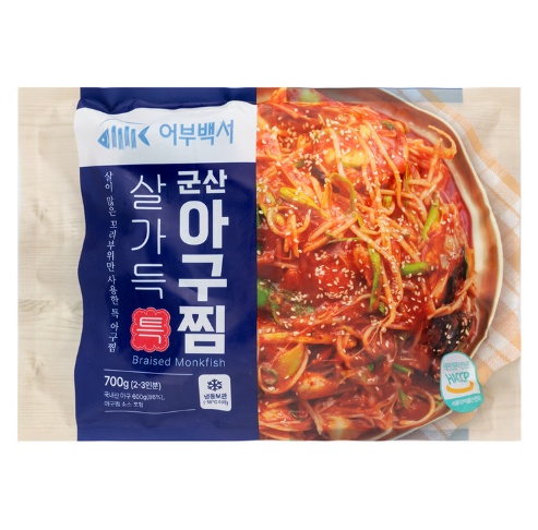 Braised Monfish 700g 어부백서 살가득 특 군산 아구찜 700G