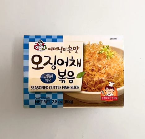 아씨 오징어채 볶음 80g Assi Seasoned Squid (Stir-Fried) 80g