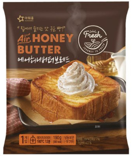 아워홈 허니버터 브레드 190g OH Honey Butter Bread 190g