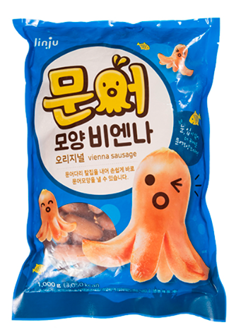 진주햄 문어모양 비엔나 320g JN Octopus shaped vienna sausag 320g