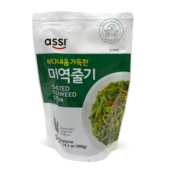 아씨 미역줄기 400g Assi Salted Seaweed Stem 400g