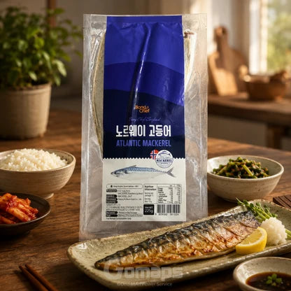 고맙스 등푸른 노르웨이 자반 고등어 250g GMS Salted Mackerel 250g