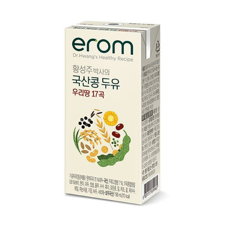 황성주 두유 국산콩 우리땅 17곡 190ml*16 ERM Dr Hwang's Mixed 17 Grains&Soy Drink 190ml*16