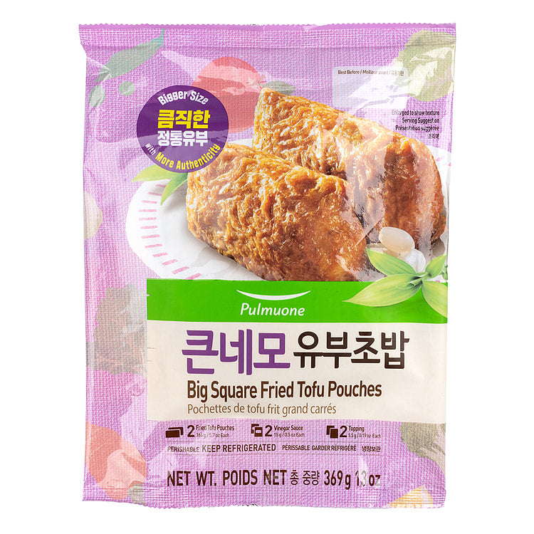 풀무원 큰 네모 유부초밥 369g PMO Large Fried Bean Curd 369g
