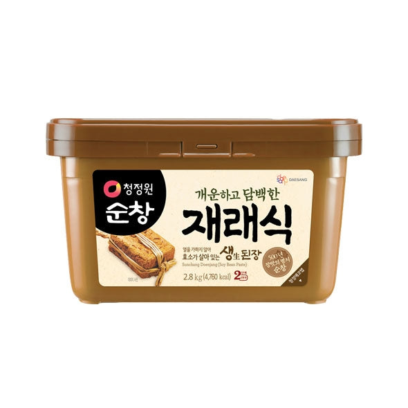 청정원 순창 재래식 안심생된장 2.8KG CJO Sunchang Old Style Fresh Soybean Paste 2.8KG