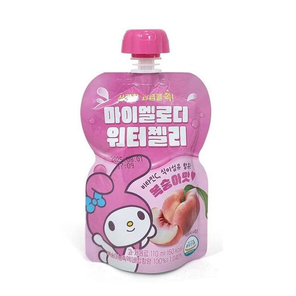 [세일] 푸드웰 산리오 마이멜로디 워터젤리 [복숭아] 110ml Sanrio Water Jelly [Peach] 110ml