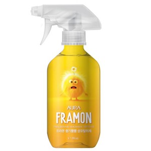 LG 아우라 프라몬 섬유탈취제 탠저린샤워 490ml LG Aura Framon Deodorizing Spray Tangerine 490ml