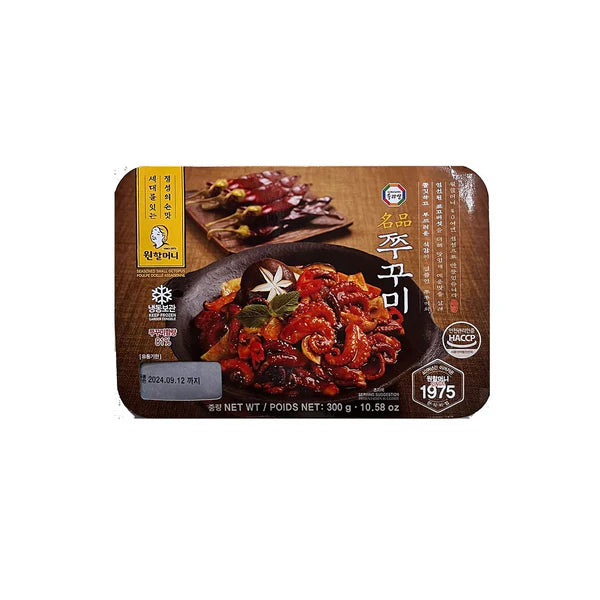 수라상 원할머니 쭈꾸미 볶음 300g SRS Stir_Fried Spicy Small Octopus 300g